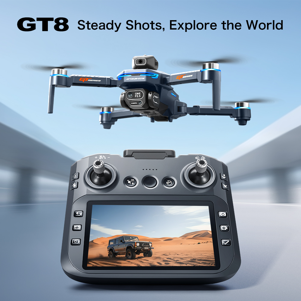 Drone Cinematic - GT8 Obstacle Avoidance Aerial Drone –