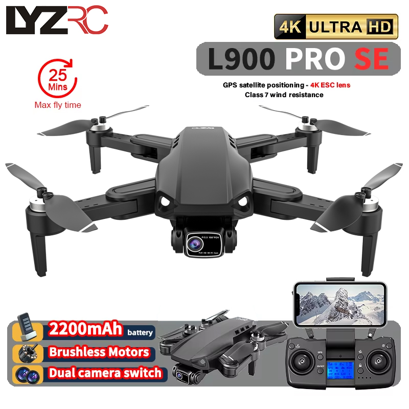 L900 Pro SE MAX GPS Drone 4K P - огляд і ціна Drone Lidar