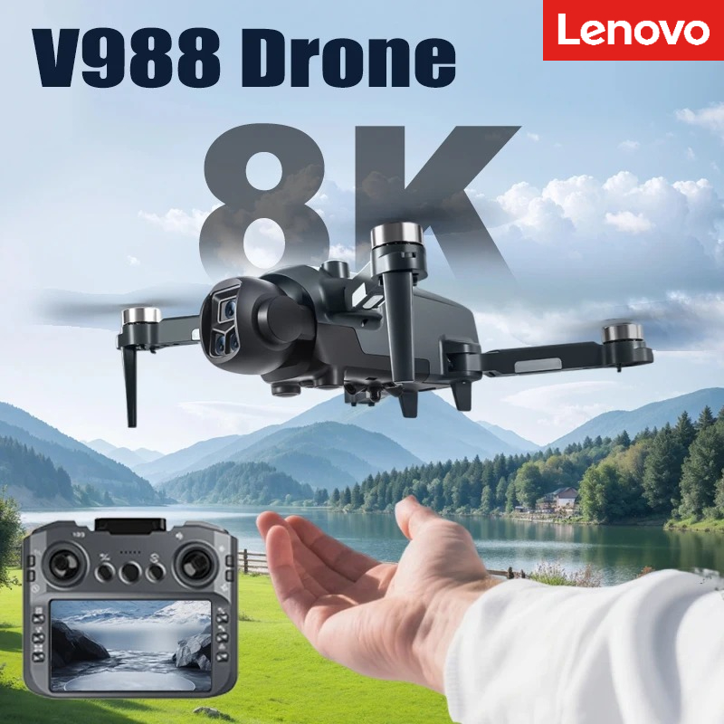 Lenovo V988 Drone 8K HD Dual C - огляд і ціна Drone Thermal Imaging