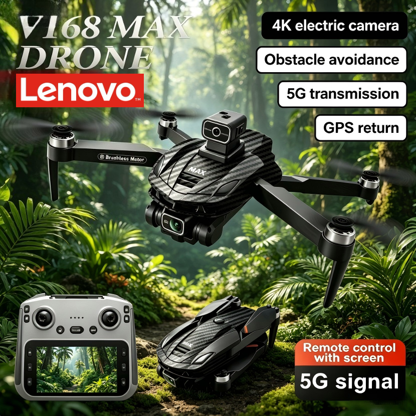 Lenovo V168 MAX 8K HD Drone 5G - огляд і ціна Drone Thermal Imaging