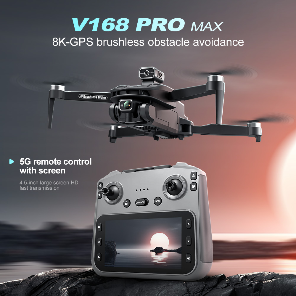 Lenovo V168 MAX 8K HD Drone 5G - огляд і ціна Drone Thermal Imaging
